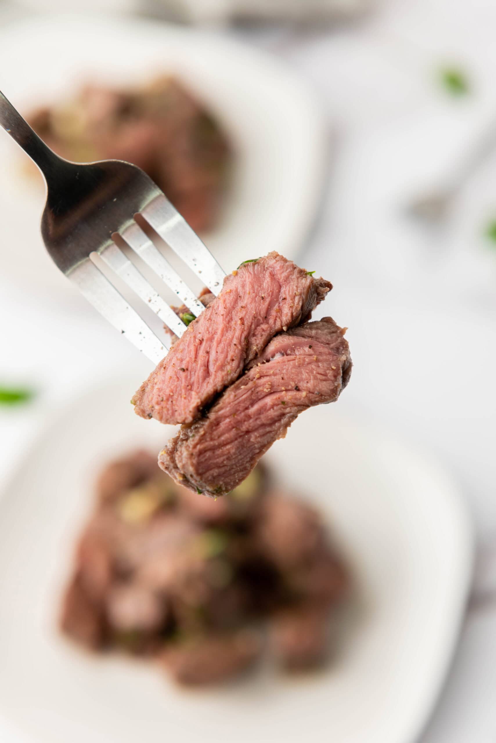 Air Fryer Garlic Butter Steak Bites