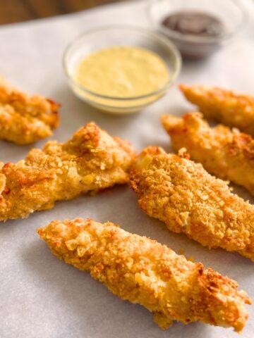 air fryer potato chip chicken tenders