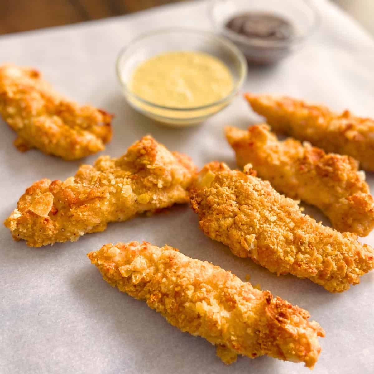 air fryer potato chip chicken tenders