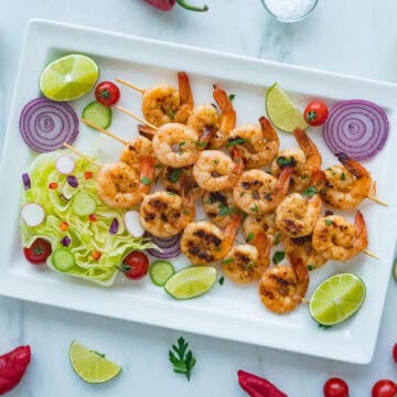 Chipotle Lime Shrimp Kabobs