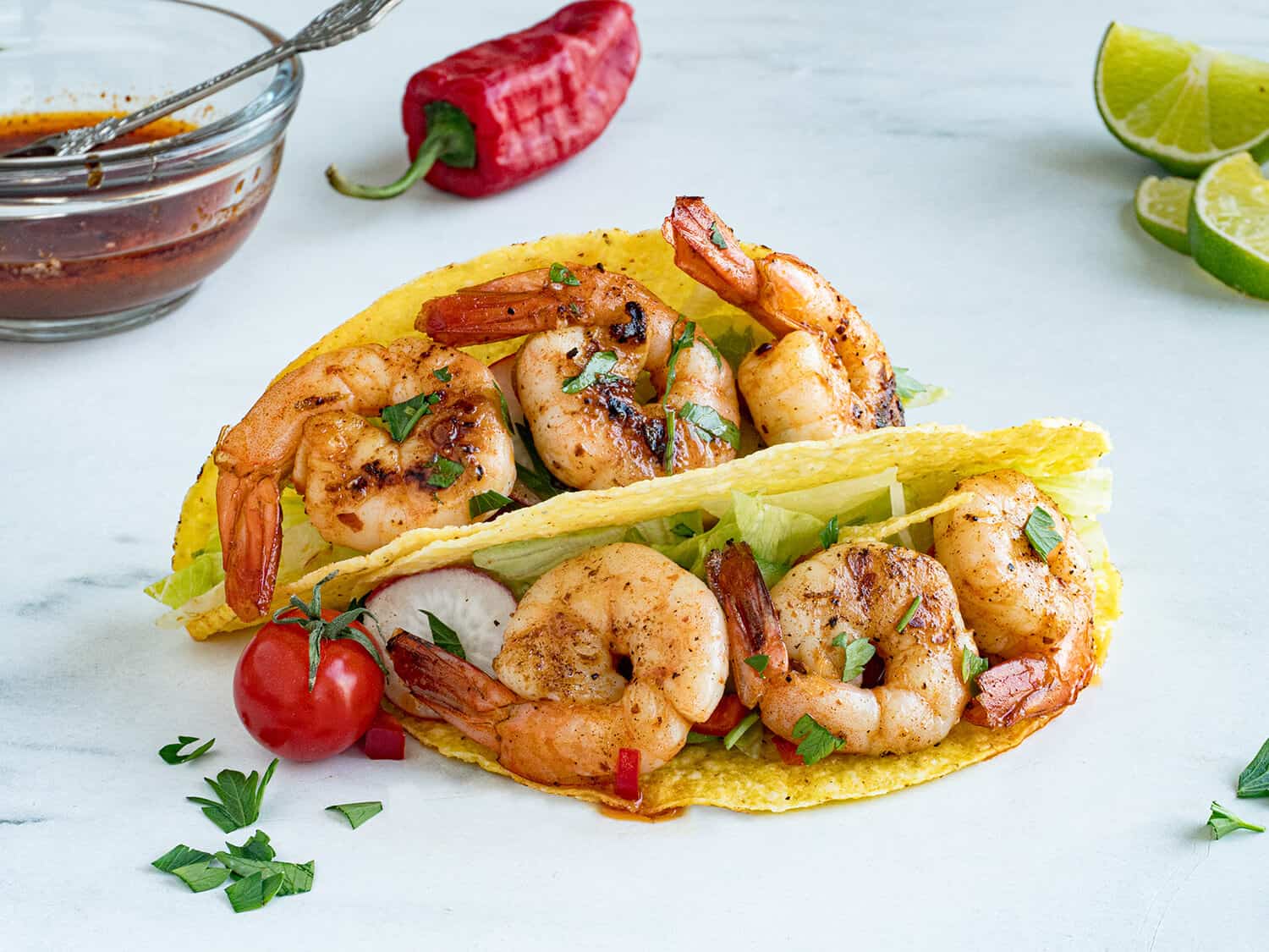 Chipotle LIme Shrimp Taco