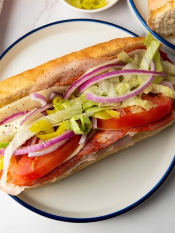 classic italian sub sandwich