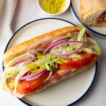 classic italian sub sandwich