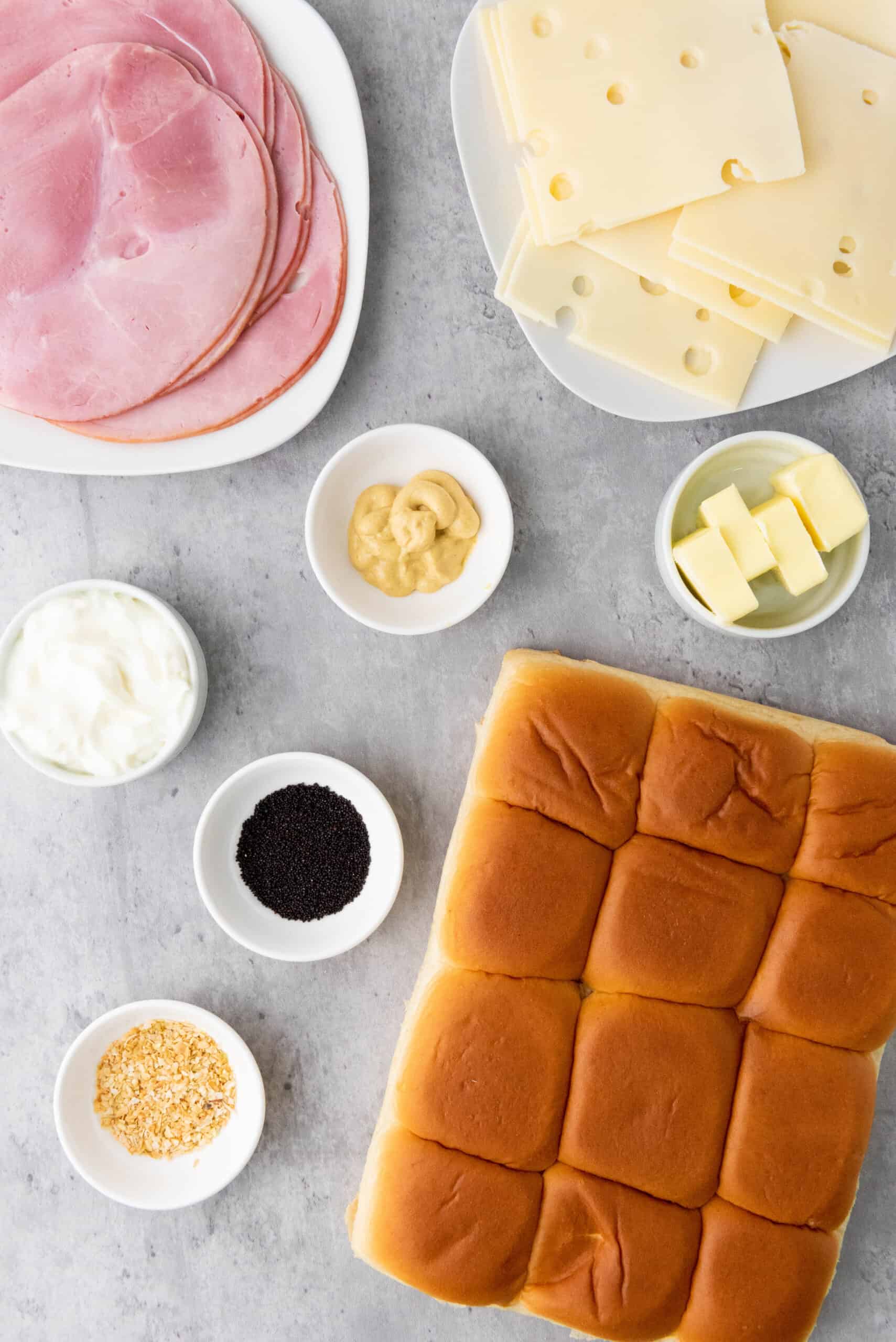 ham and swiss slider ingredients