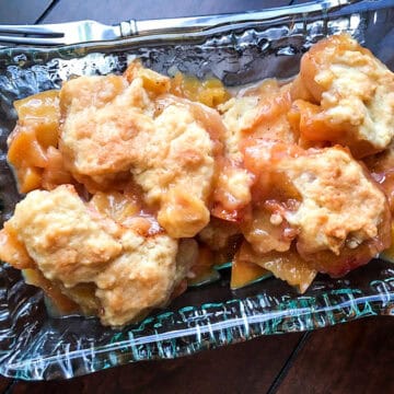 Peach Cobbler Overhead