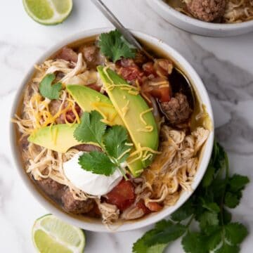 slow cooker taco soup