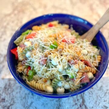 zesty italian pasta salad