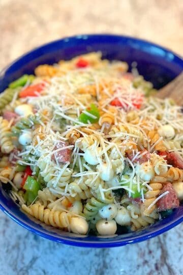 zesty italian pasta salad