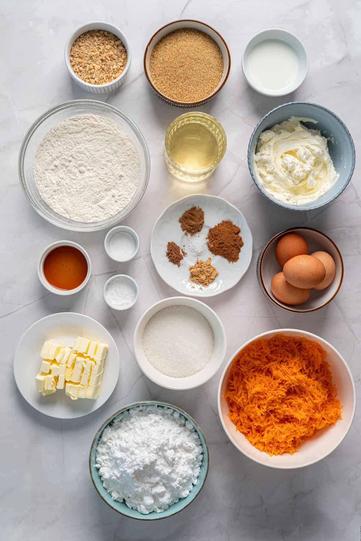 carrot cake ingredients