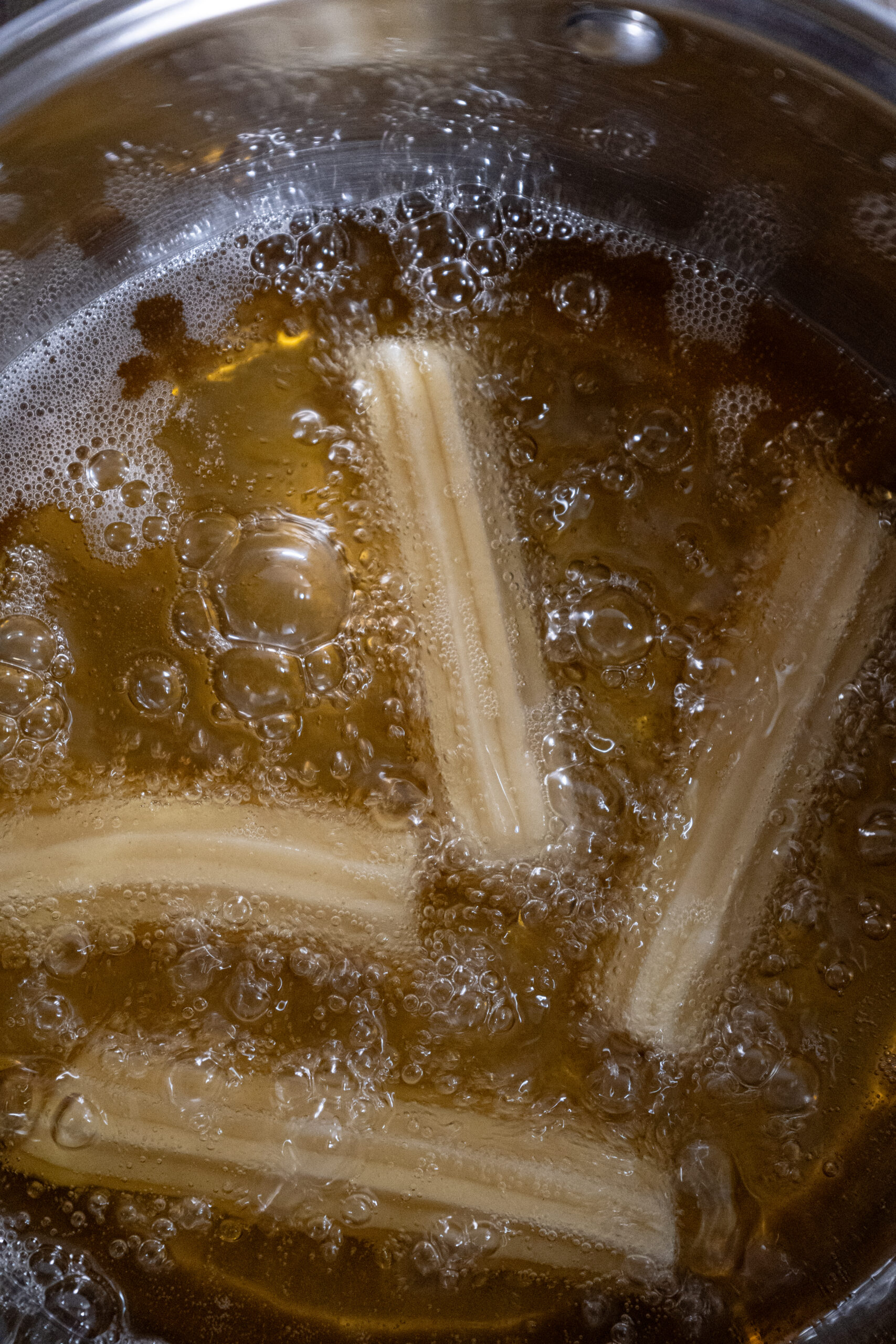 step 4 dough in hot oil